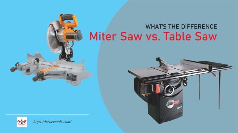 Miter Saw vs. Table Saw